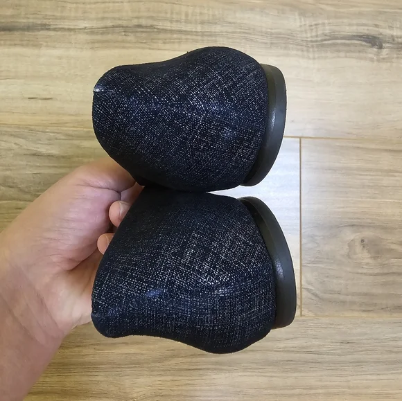 Tory Burch "Rosalind" Denim leather Pointed Toe Flats, size US 8.5 - Picture 6 of 17